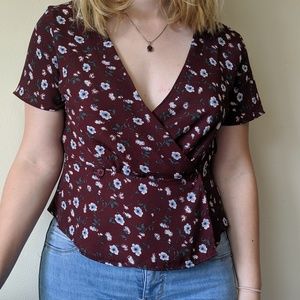 Forever 21 Wrap Shirt